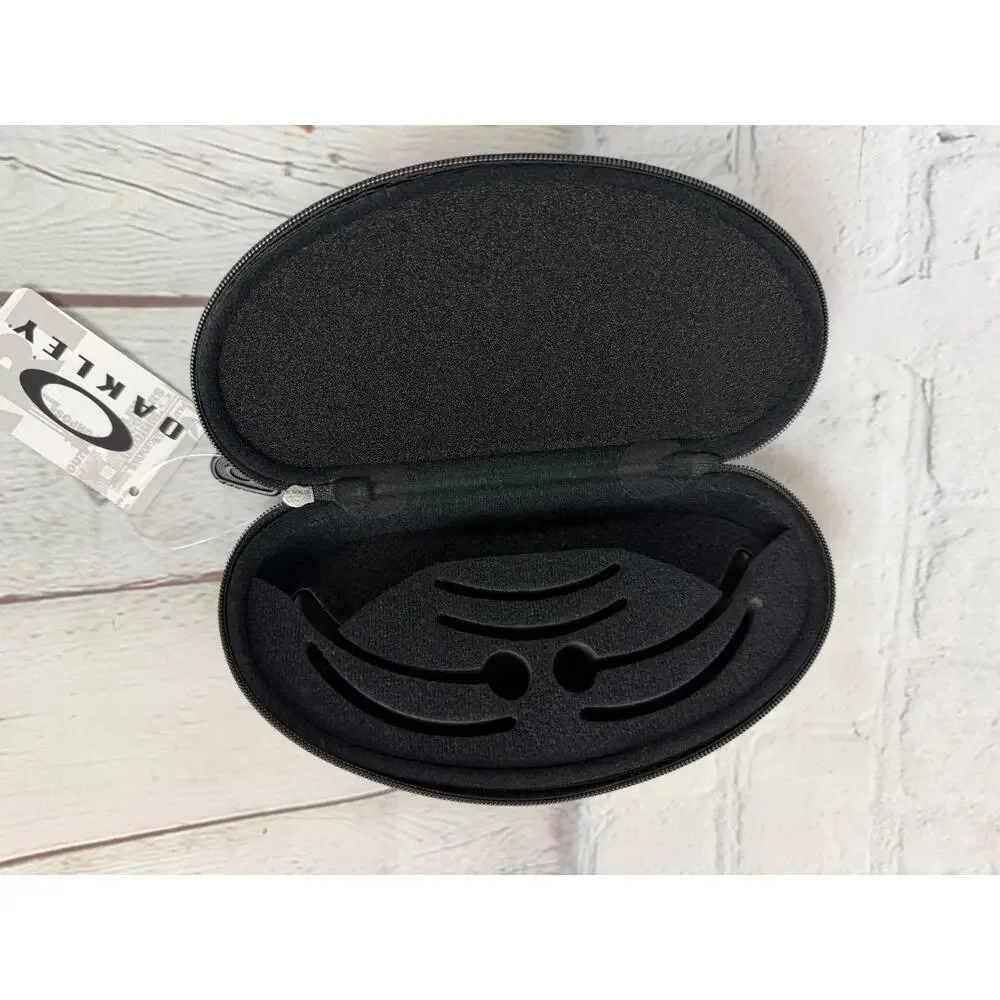 OAKLEY Half jacket/Flak Jacket Black Soft Vault Black hard sunglasses case NWT 1